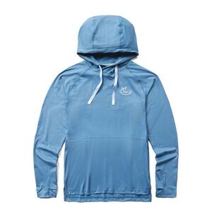 CHACO Women's Sun Cover Hoody Elemental Blue Lightweight Outdoor Size XL